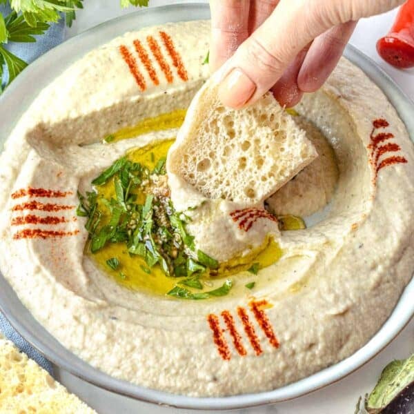 Baba ganoush dip.