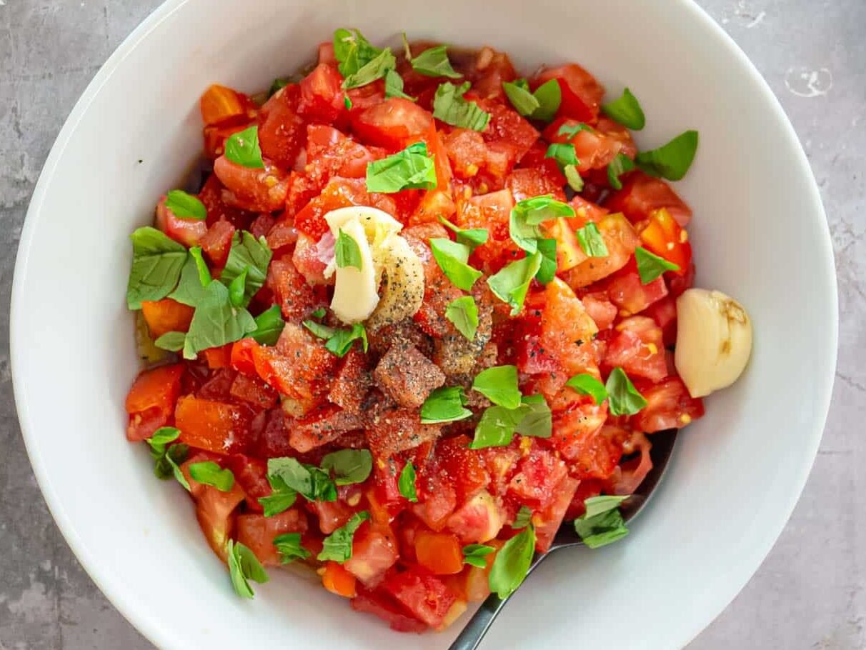 Bruschetta recipe.