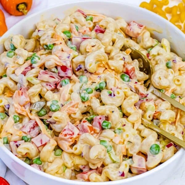 Macaroni salad recipe.