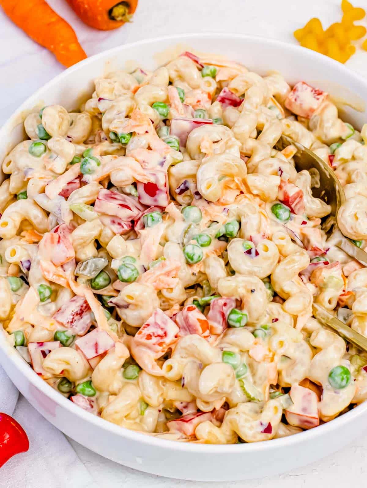 Macaroni salad.