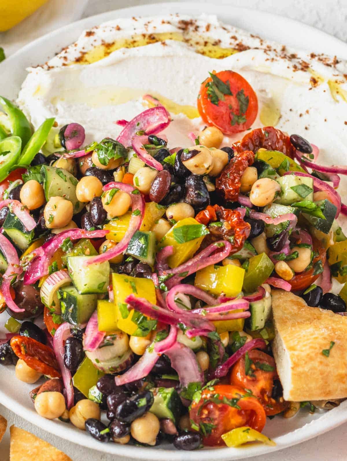 Mediterranean salad recipe.