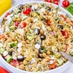 Orzo salad.