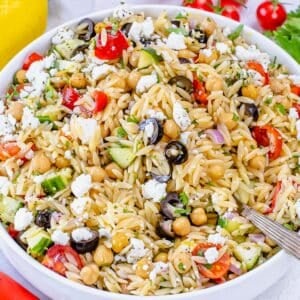 Orzo salad.