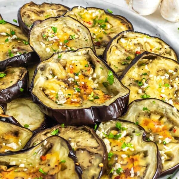 Roasted eggplant recipe.