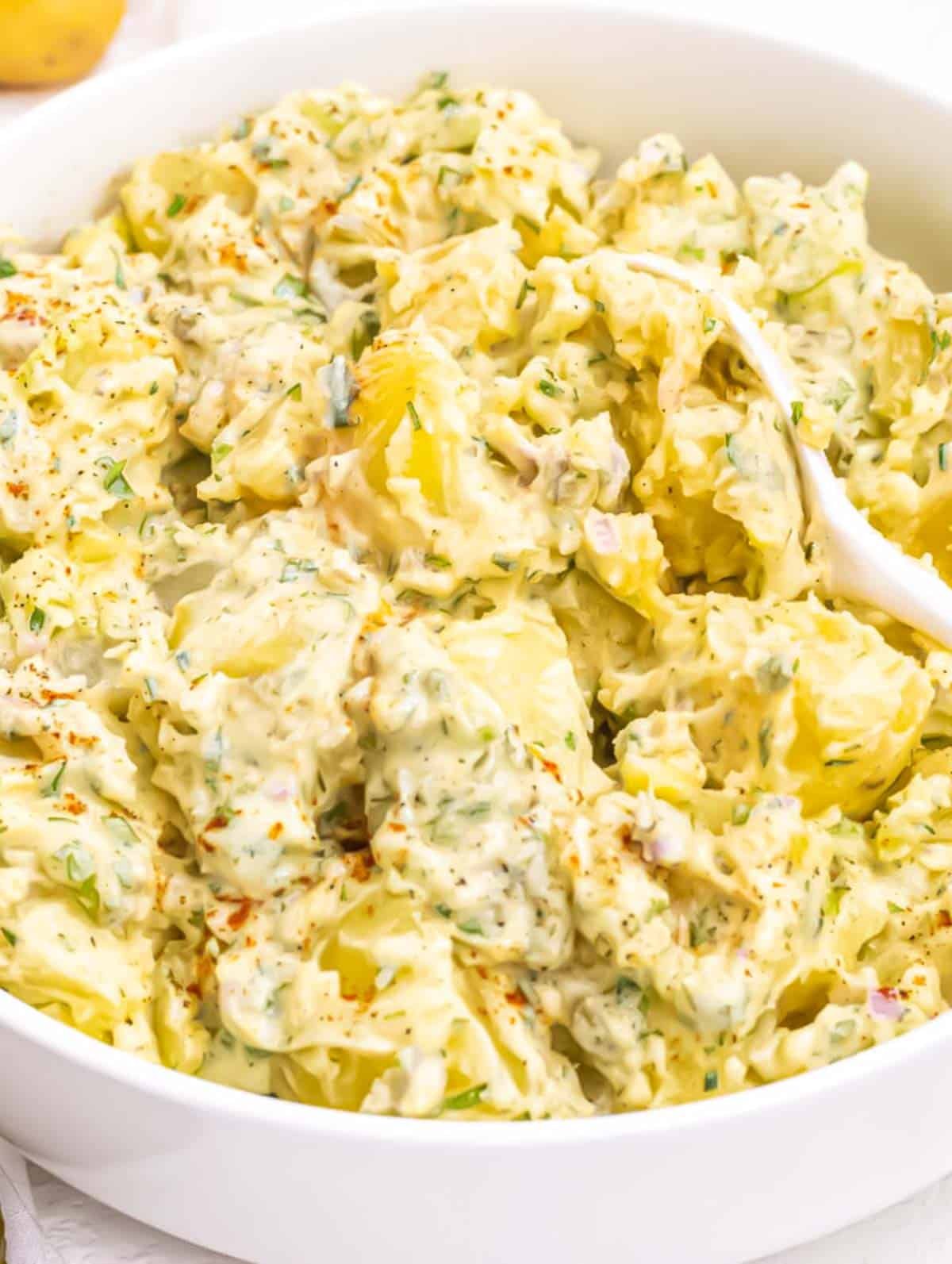Vegan potato salad.