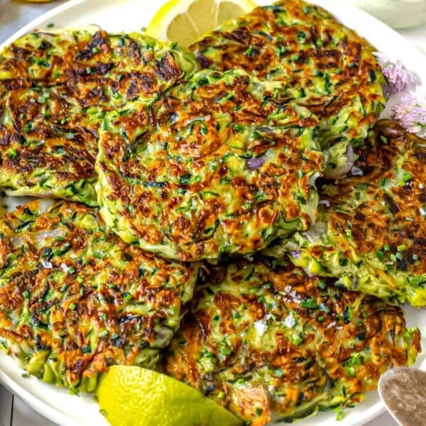 Zucchini fritters recipe.