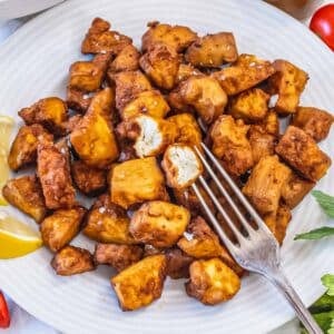 Air fryer tofu recipe.