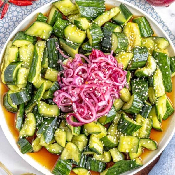 Asian cucumber salad.
