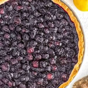 Blueberry Tart.