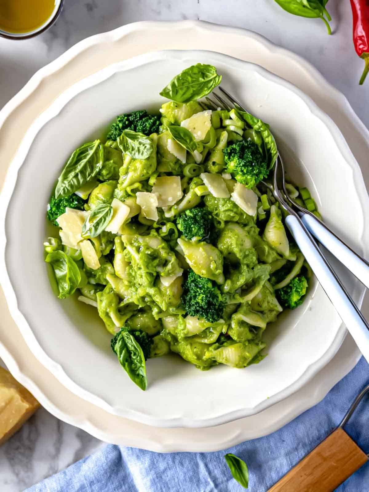 Broccoli pasta.