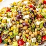 Chickpea quinoa salad recipe.