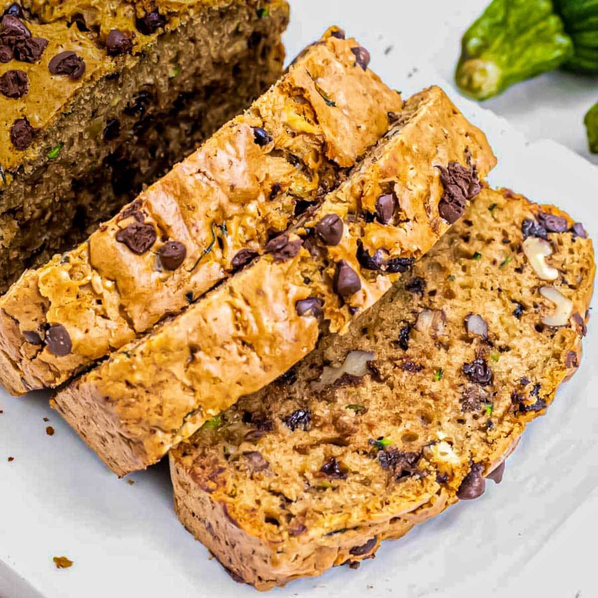 Chocolate chip zucchini bread.