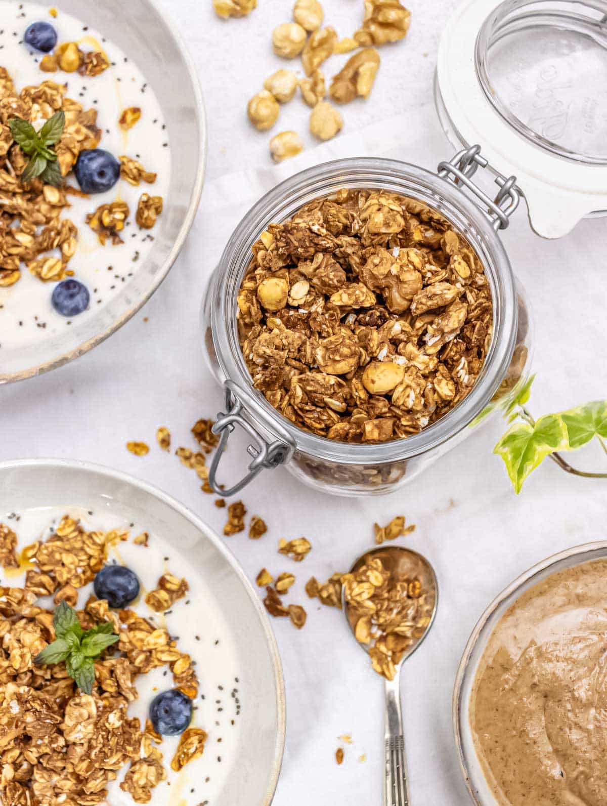 Granola recipe.