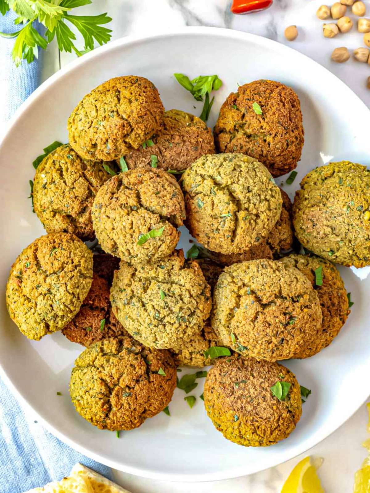 Homemade falafel.