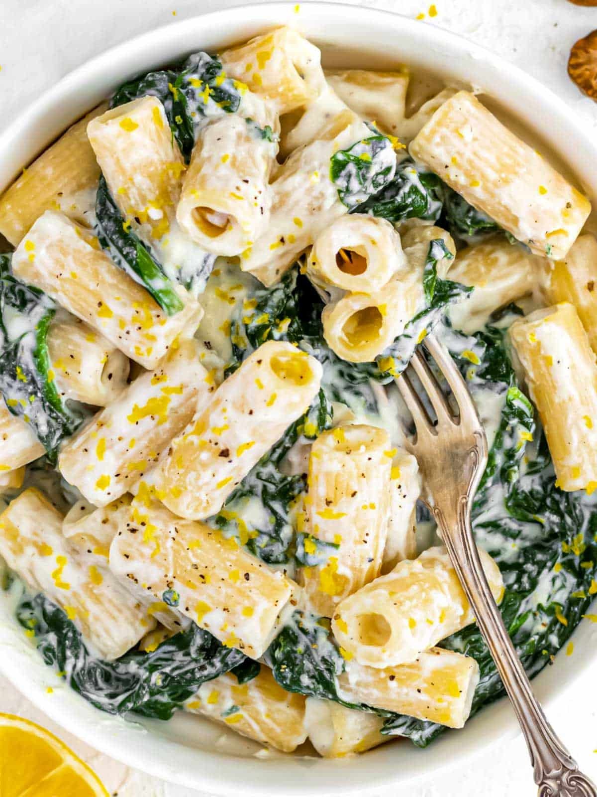 Italian Lemon ricotta pasta.