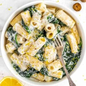 Lemon ricotta pasta recipe.