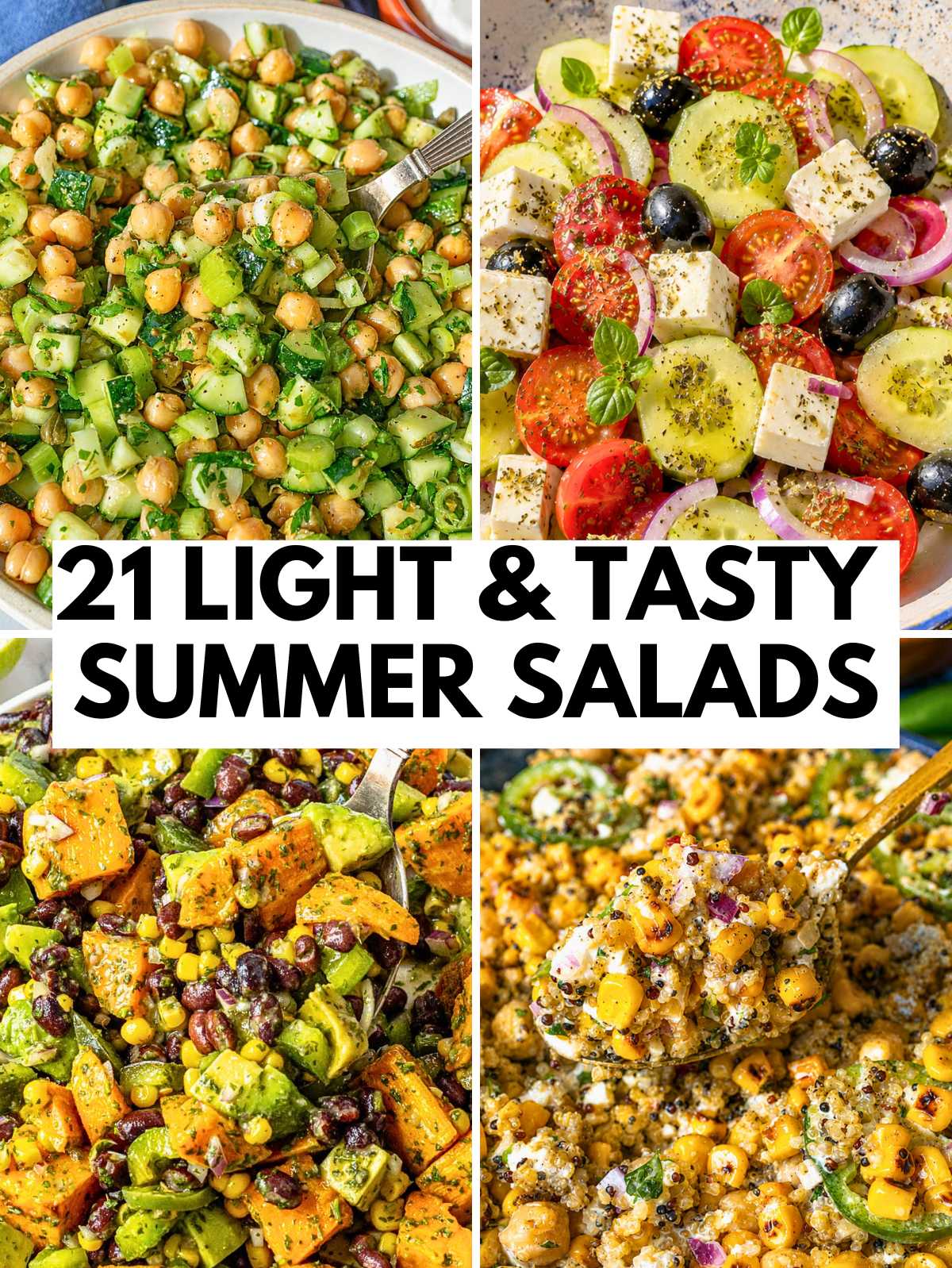 Light and tasty summer salad recipe ideas
