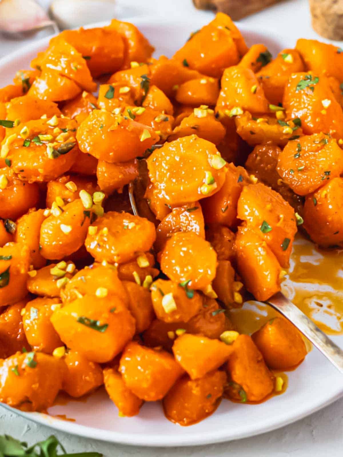 Moroccan carrot salad.