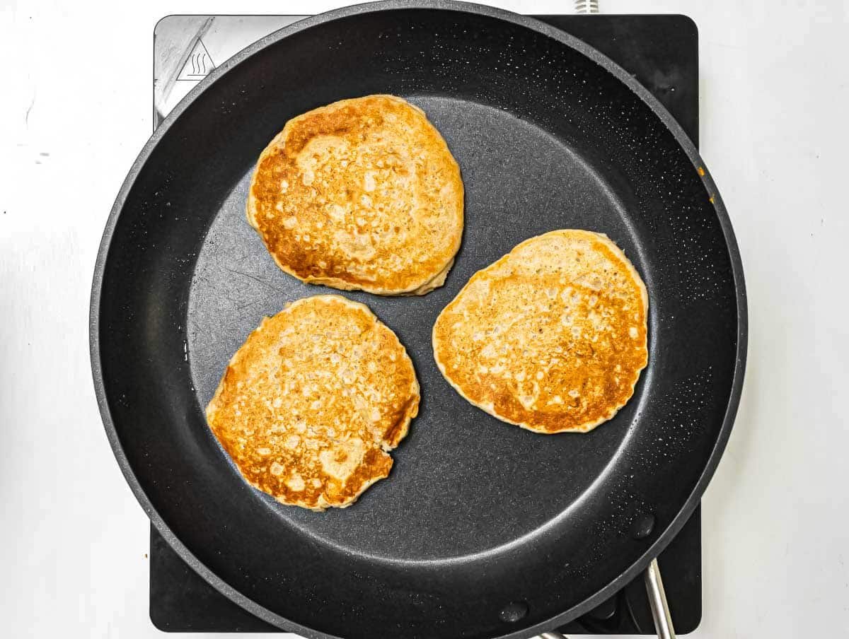 Oatmeal pancakes.
