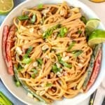 Peanut noodles recipe.