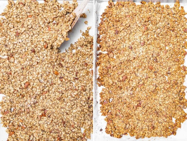 Step 2 for homemade granola.