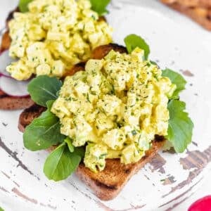 Tofu egg salad.