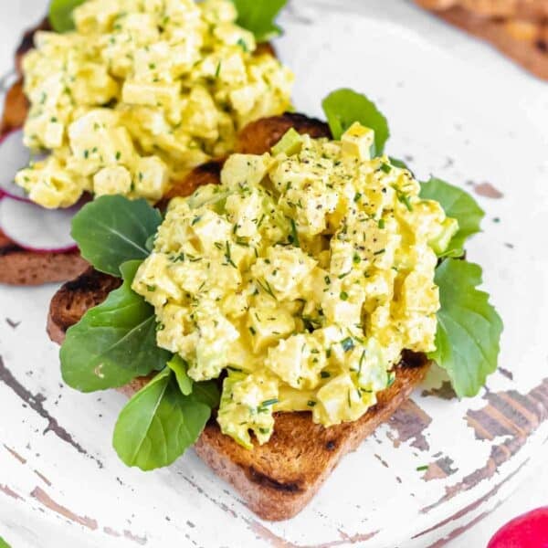 Tofu egg salad.