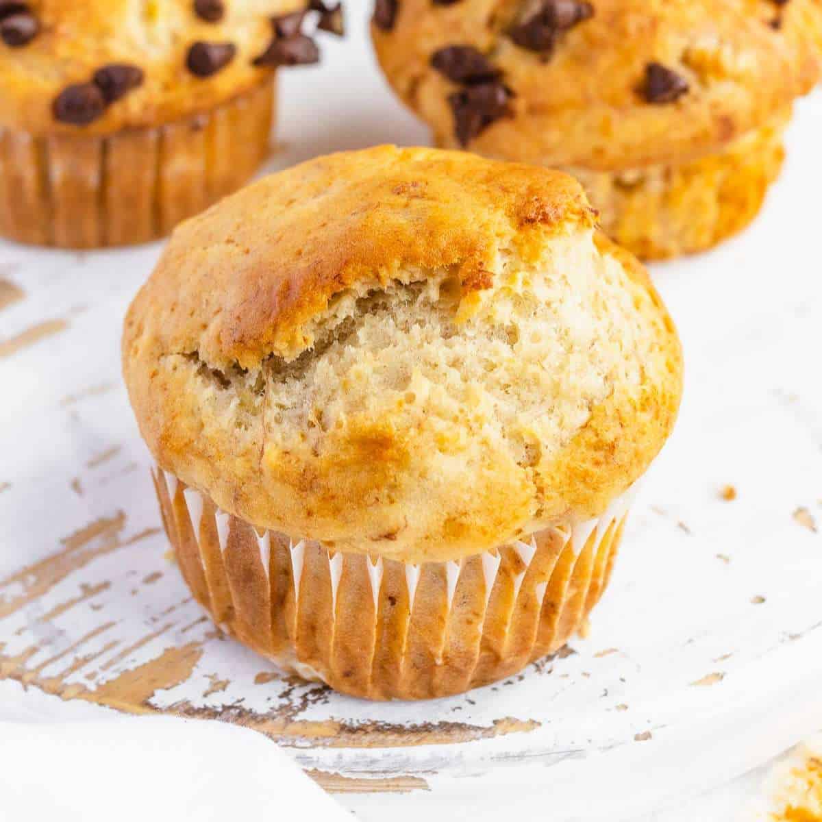 Vegan banana muffins