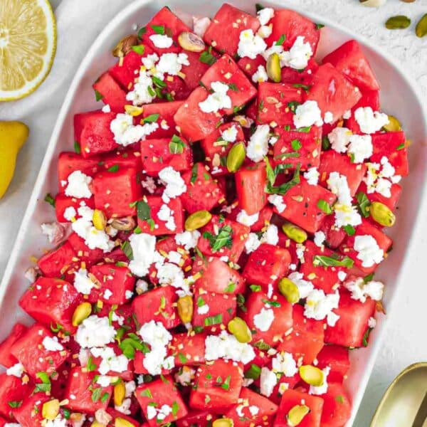 Watermelon feta salad recipe.