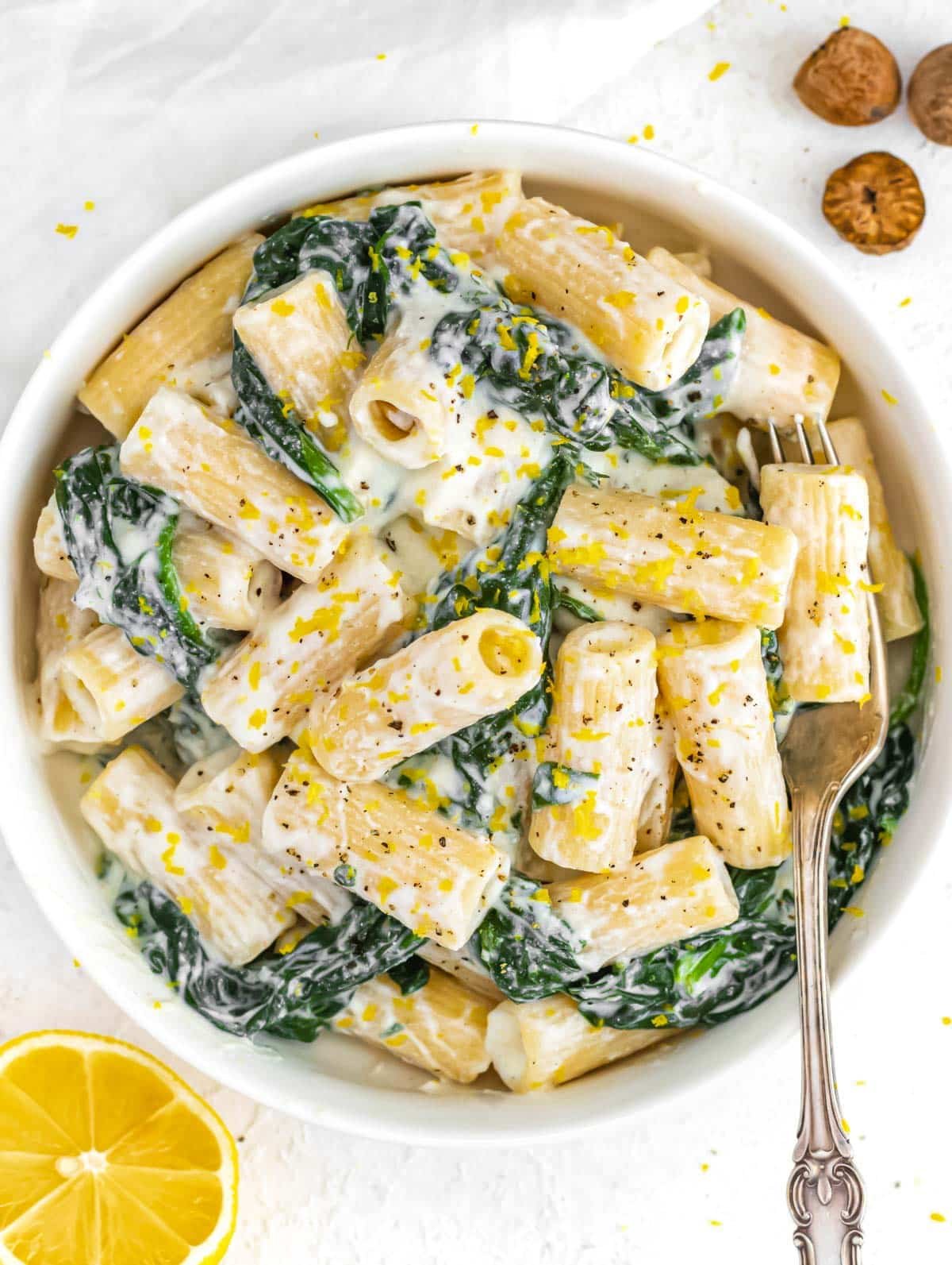 lemon ricotta pasta.