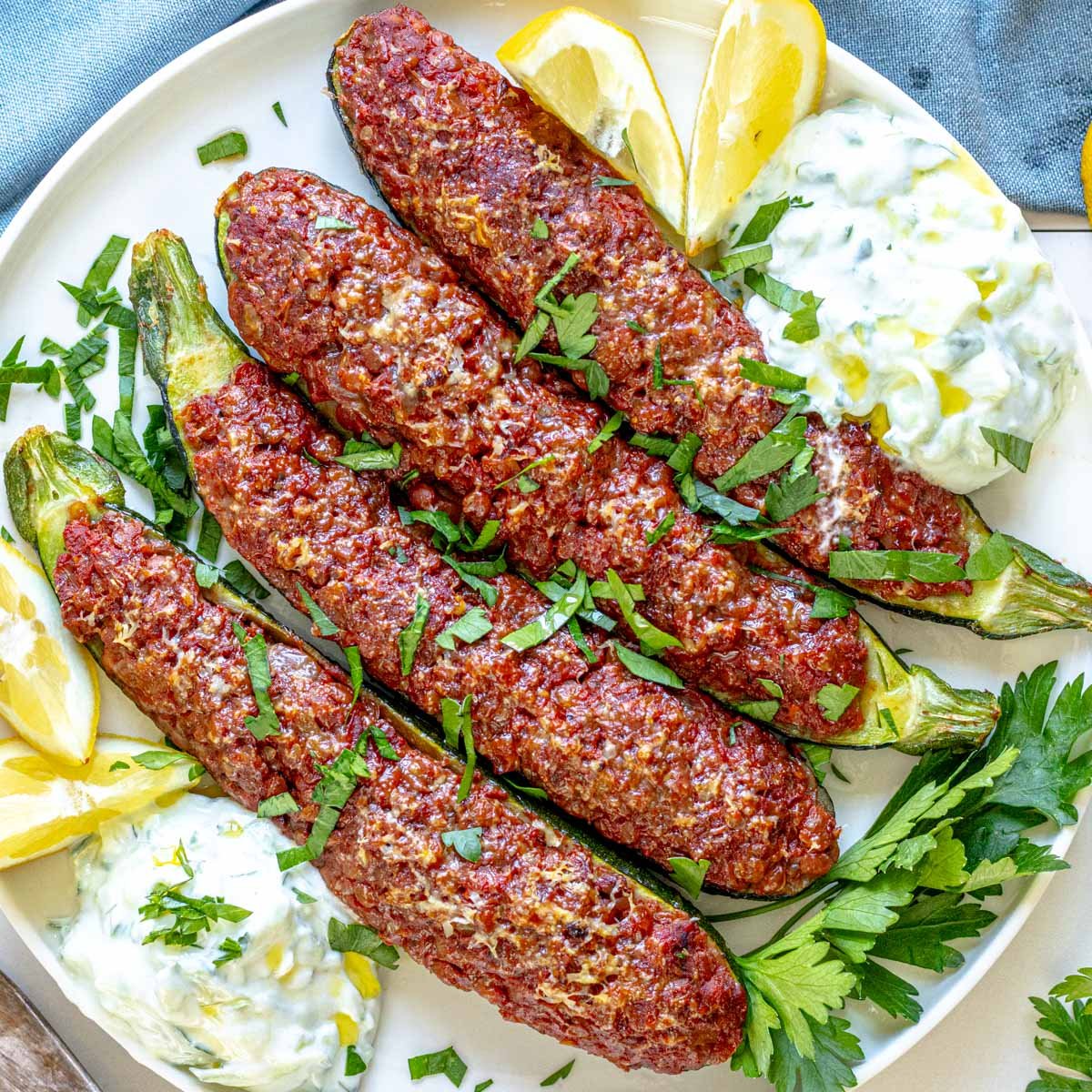 zucchini boats.