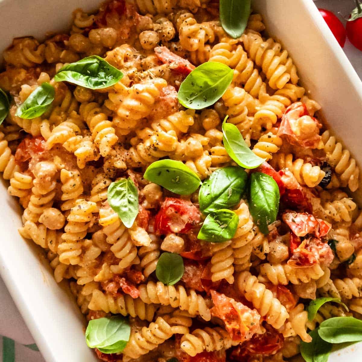 Feta pasta recipe.