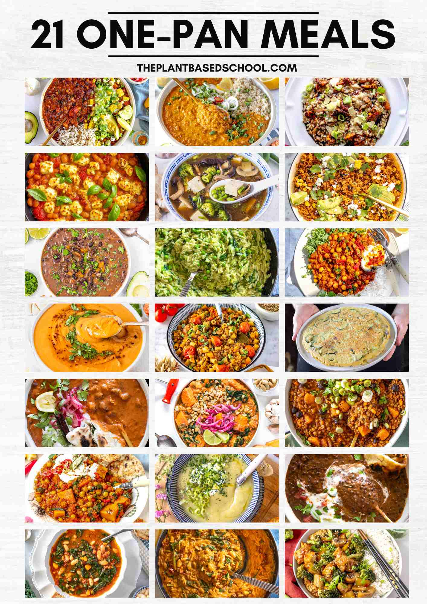 One-pan Meals for busy families.