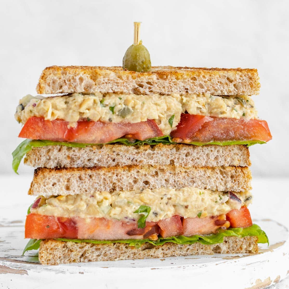 vegan tuna sandwich.