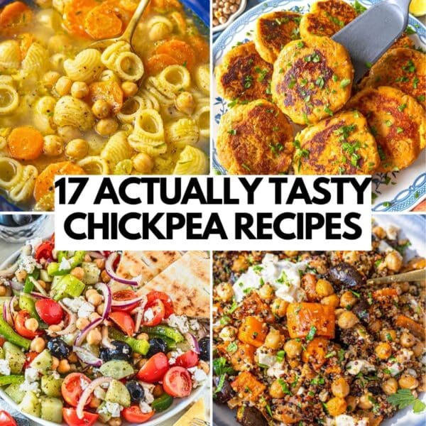 17 tasty healthy chickpea recipes.