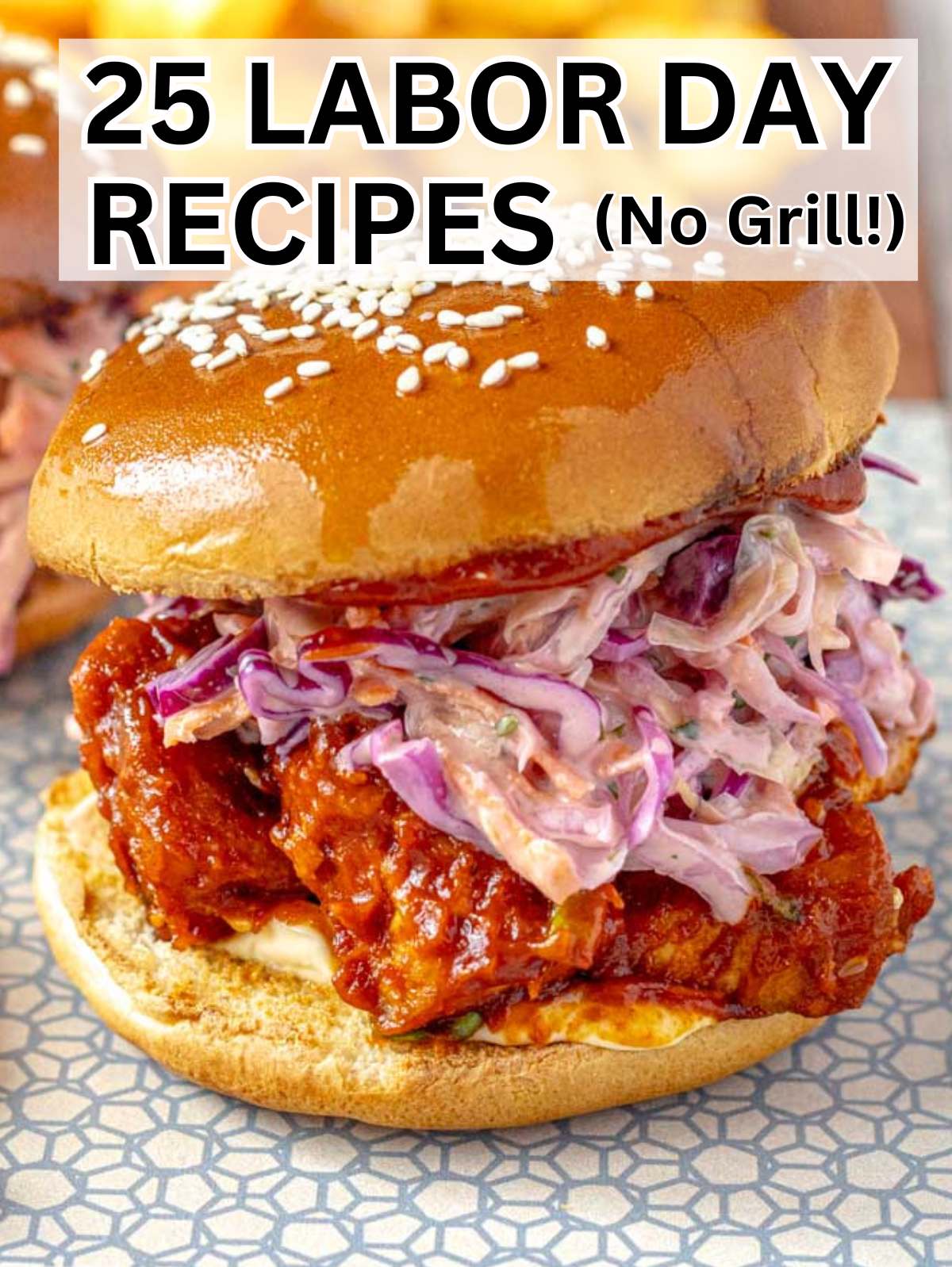 Labor day recipes without grill.