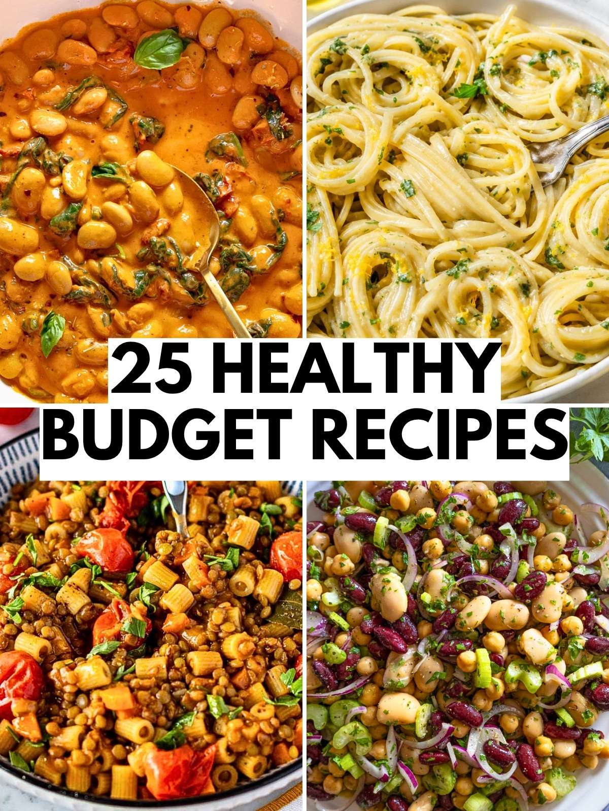 Healthy budget recipe ideas that don't taste cheap.