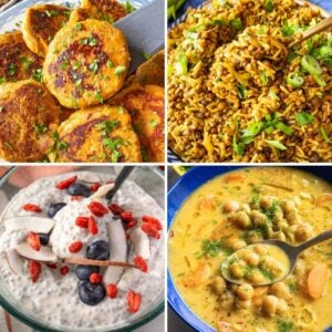 feature image for our collections category page showing 4 healthy recipes