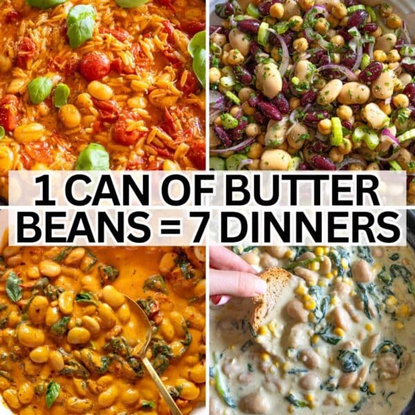 Butter bean recipes with a can of beans.