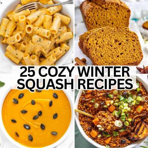 Cozy Winter squash recipes with butternut squash and pumpkin.