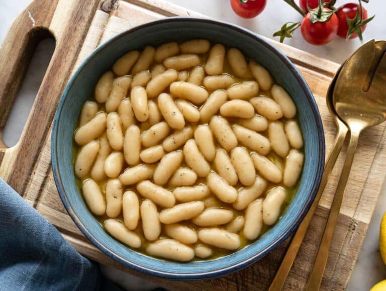 Step 2 Cannellini beans marinating in honey mustard dressing for extra flavor.