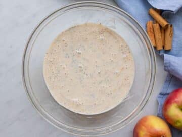 Step 2 Stirring 4 tablespoons chia seeds into the creamy simple 5-minute breakfast base.