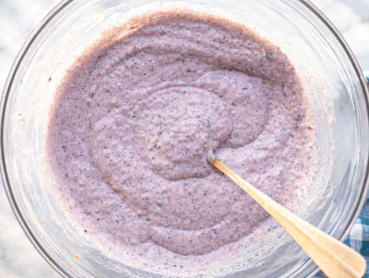 Step 2 Chia stirred in the mixed yogurt base and let chill in the fridge overnight.