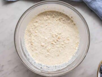 Step 2 Rolled oats stirred into the yogurt mixture until evenly combined.