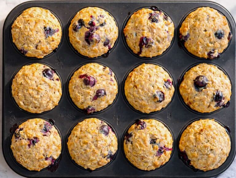 Step 6 Baked Muffins cooling in the pan.