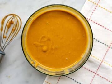 Step 2 Creamy peanut sauce in a small bowl.