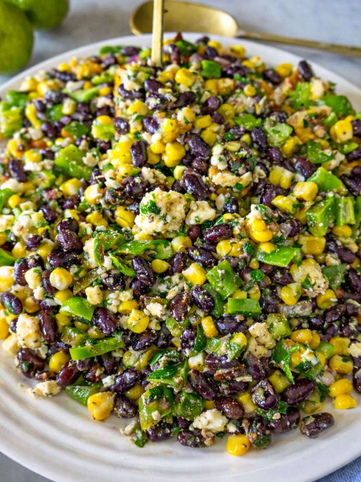 Chopped Black Bean Salad - The Plant Based School