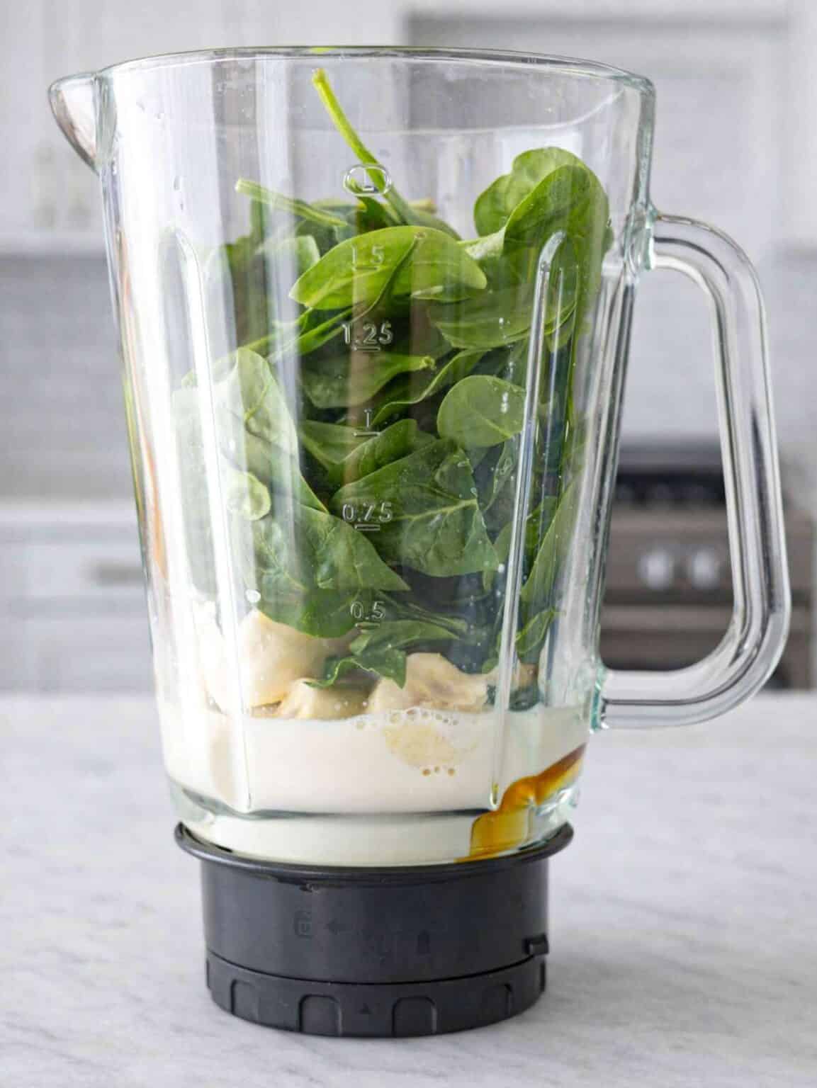 Greek Yogurt Green Smoothie (Easy 4-Ingredient Recipe) - The Plant ...