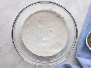 Step 2 Chia seeds stirred into creamy mixture until smooth and evenly combined.
