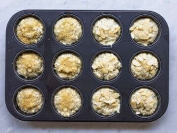 Step 3 Spoon filling muffin cups with thick batter in oiled muffin pan.